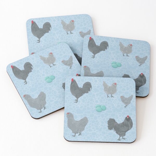 Item preview, Blue Ameraucana Pattern Blue designed and sold by Ashley Gagnon.