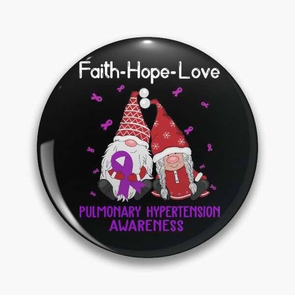 Item preview, Faith Hope Love Pulmonary Hypertension Awareness designed and sold by Sabfit.