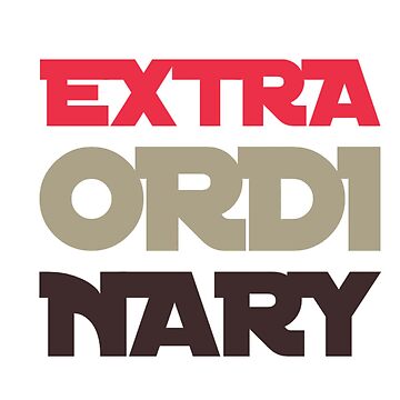 Artwork thumbnail, EXTRAORDINARY by MAGICMERCH100