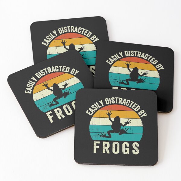 Item preview, Easily Distracted By Frogs Vintage Frog Lover designed and sold by cimibaka25.