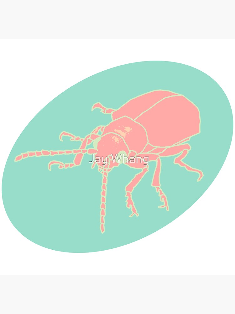 Dessert Insect with Shadow (Pastel 3) by Jay-Whang-Arts