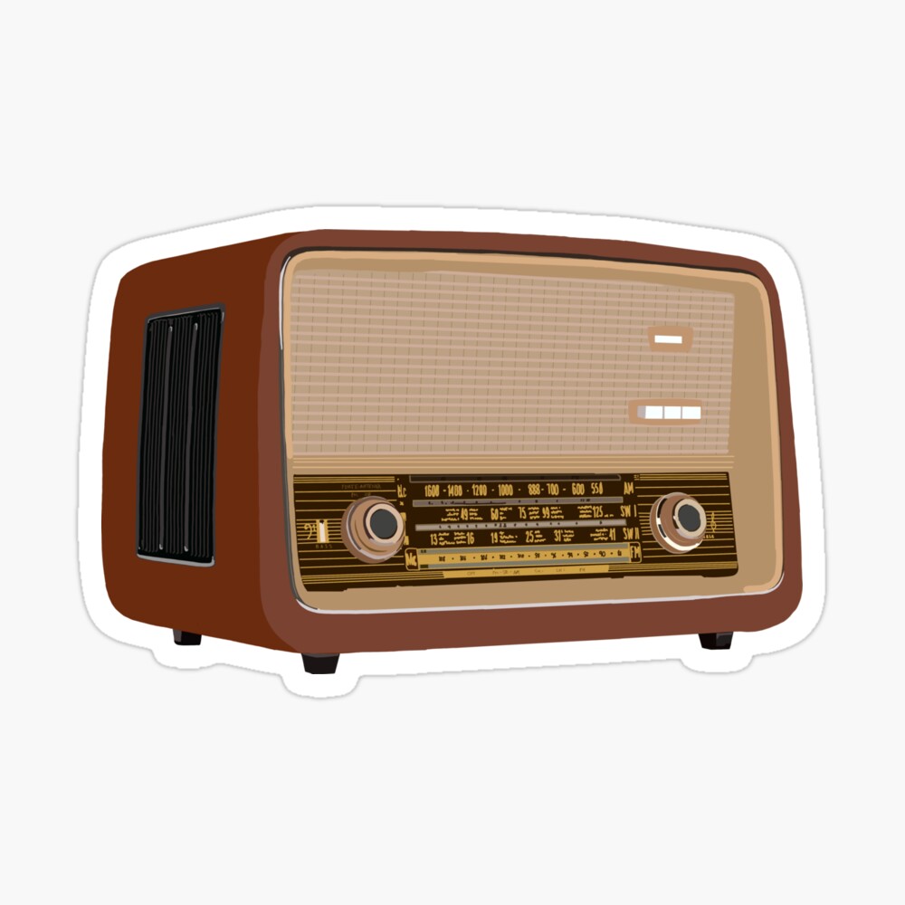 Buik native Rentmeester Vintage Retro Radio" Poster for Sale by 2187art | Redbubble
