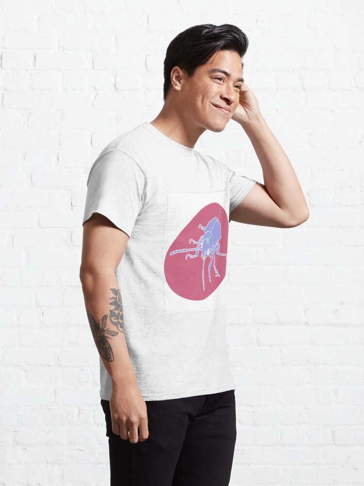 Alternate view of Dessert Insect with Shadow (Pastel 4) Classic T-Shirt