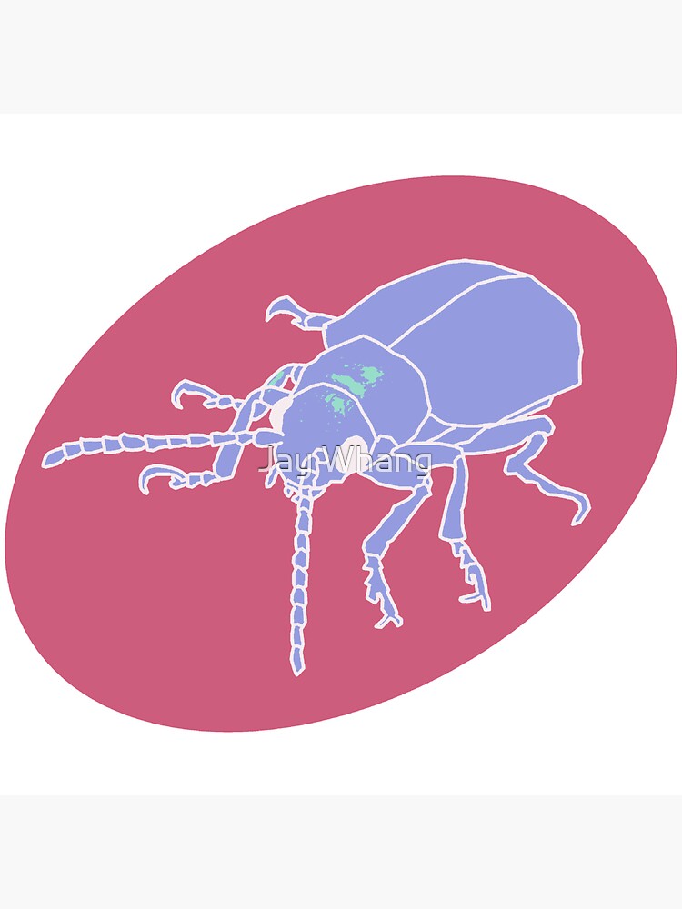 Dessert Insect with Shadow (Pastel 4) by Jay-Whang-Arts