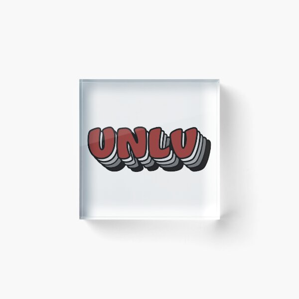 Item preview, Stacked UNLV in School Color designed and sold by naddyicecreates.