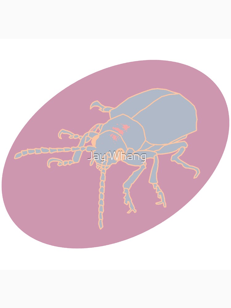 Dessert Insect with Shadow (Pastel 5) by Jay-Whang-Arts