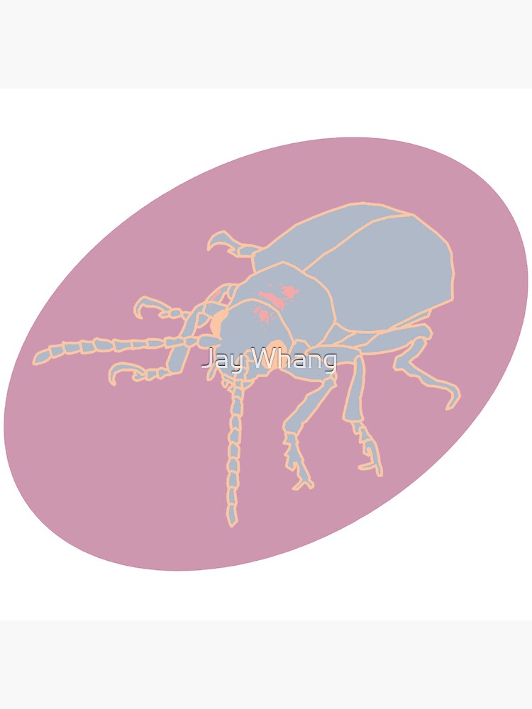 Dessert Insect with Shadow (Pastel 5) by Jay-Whang-Arts