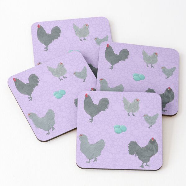 Item preview, Blue Ameraucana Pattern Purple designed and sold by Ashley Gagnon.