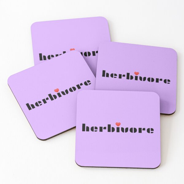 Item preview, herbivore with heart stencil designed and sold by CatsMeowDesigns.