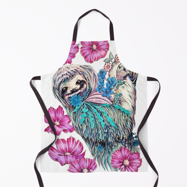 Item preview, Sloth With Flowers designed and sold by JulieSpriddle.