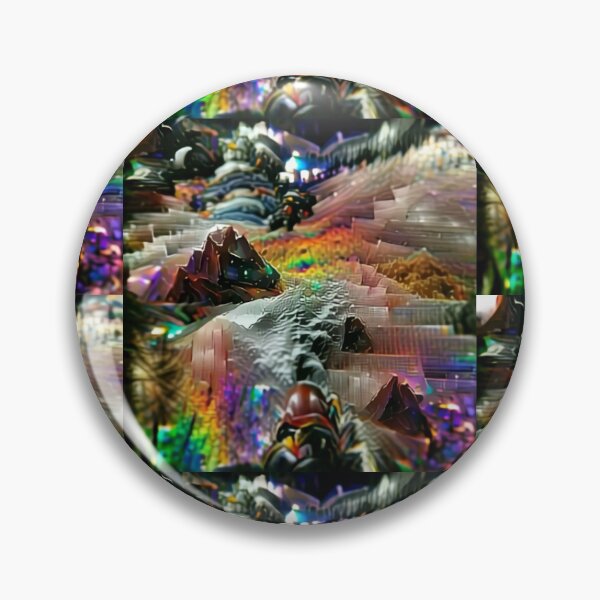 Item preview, looking down a mountain of rainbow crystals designed and sold by ywir.