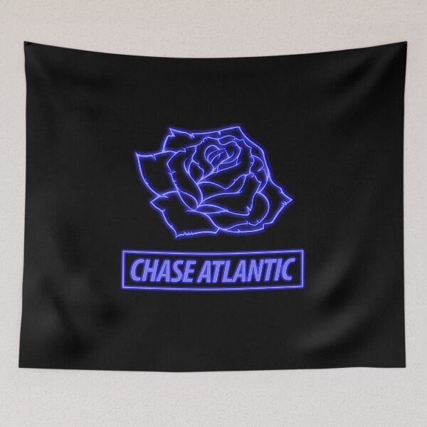 Item preview, Chase Atlantic Neon Rose Design transparent blue  designed and sold by Designs-Life.