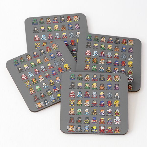 Item preview, 8-bit Cartoon League Unlimited designed and sold by 8 Bit Hero.