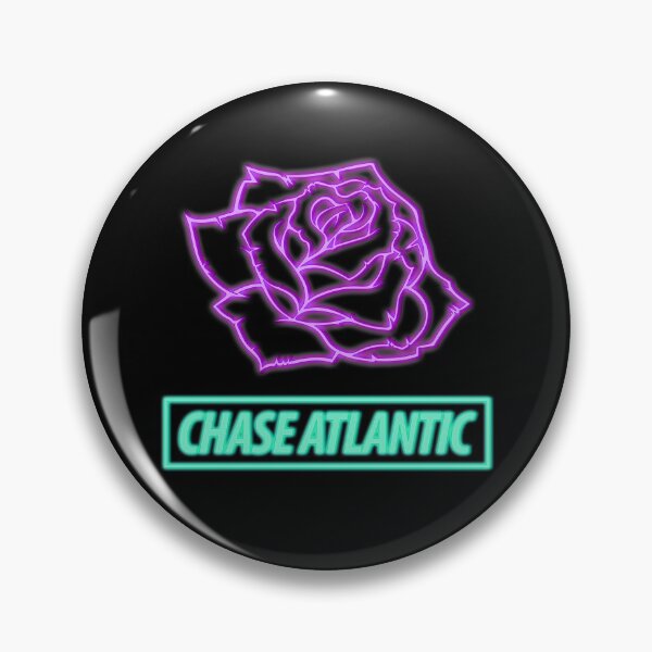 Item preview, Chase Atlantic Neon Rose Design transparent Purple / Teal Cyan designed and sold by Designs-Life.