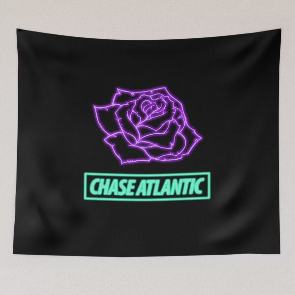 Item preview, Chase Atlantic Neon Rose Design transparent Purple / Teal Cyan designed and sold by Designs-Life.