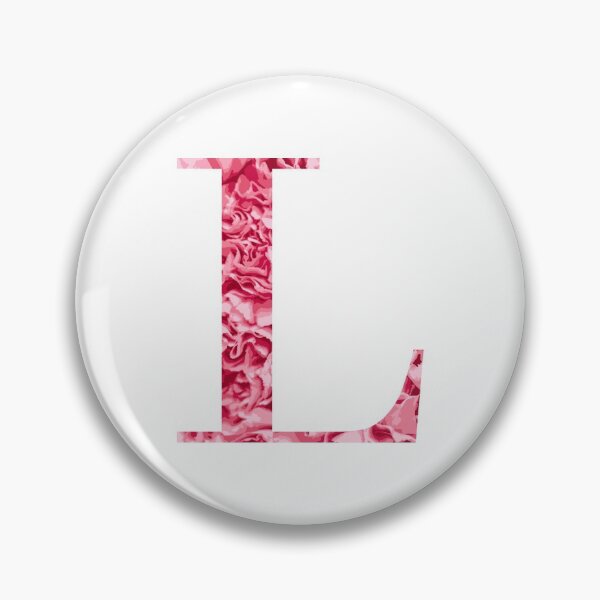 Item preview, Letter L - Light Pink Flowers designed and sold by CiaraPrints.