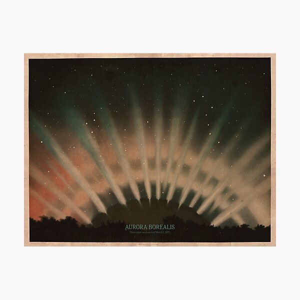 Item preview, Aurora Borealis - Vintage Astronomy designed and sold by OddPop.