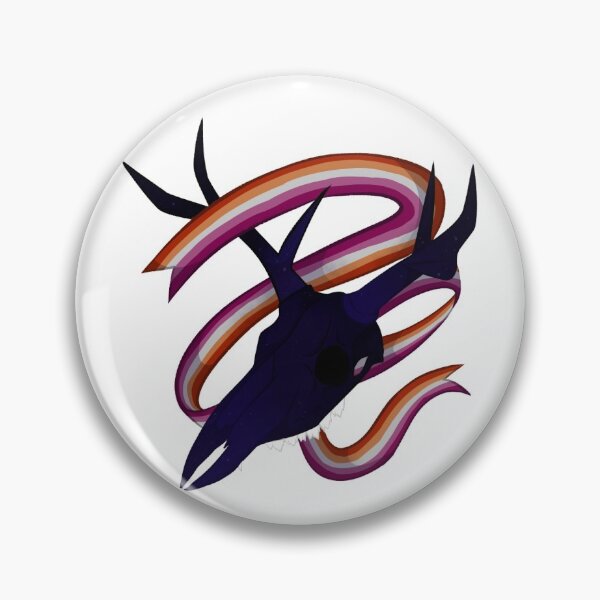 Item preview, Deer Skull Lesbian Pride designed and sold by DamiensRamune.