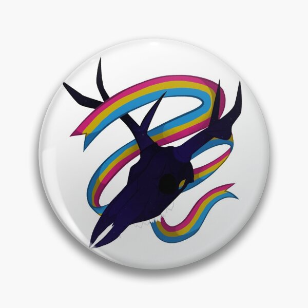 Item preview, Deer Skull Pansexual Pride designed and sold by DamiensRamune.