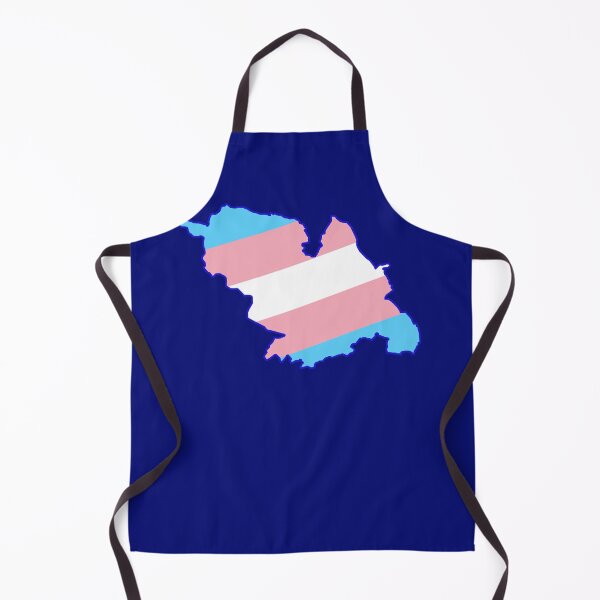 Item preview, Trans Sheffield pride flag map LGBTQ+ Yorkshire designed and sold by incurablehippie.