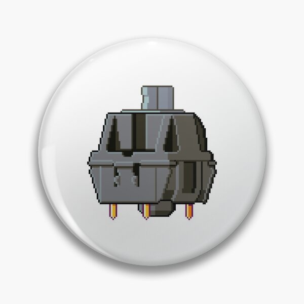 Item preview, Pixel Mechanical Keyboard Switch Grey designed and sold by hooples94.