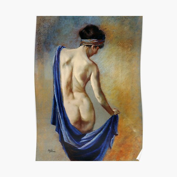 The Blue Shawl Poster
