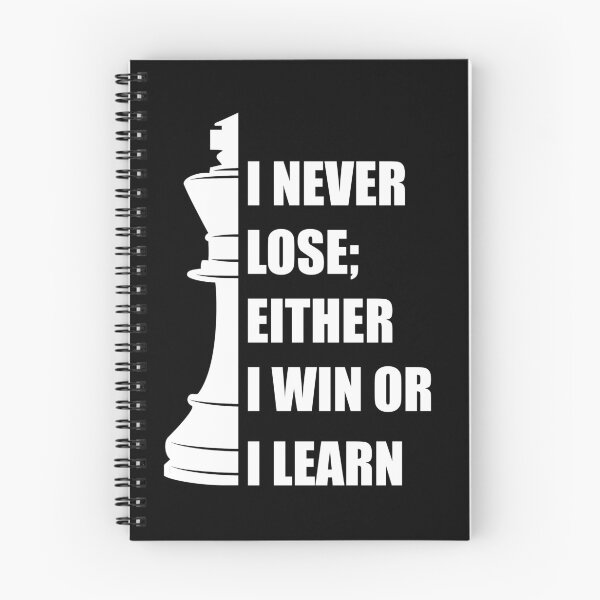 Item preview, I Never Lose Either I Win Or I Learn Chess designed and sold by Adel Qasem.