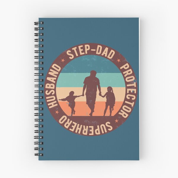 Item preview, Mens Husband Step-Dad Protector Superhero Daddy Father's Day, silhouette badge Step Dad Super Hero Distressed Vintage designed and sold by Ransyn Art.