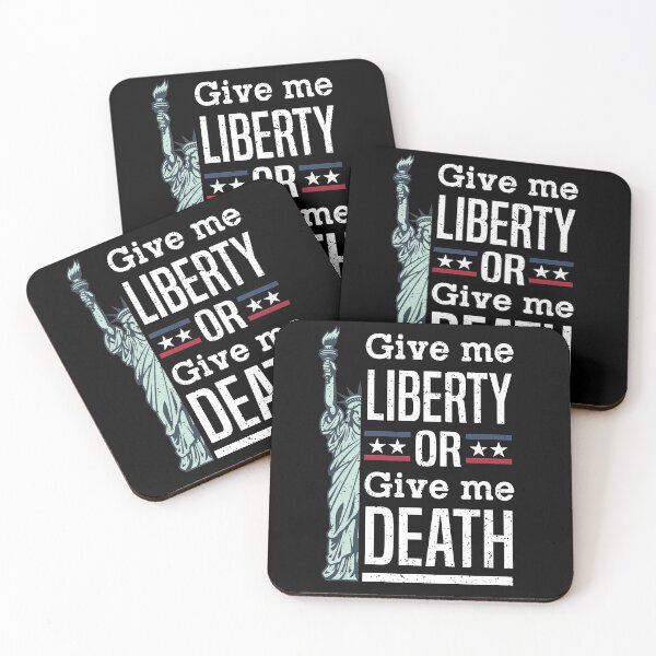 Item preview, give me liberty or give me death statue of libetry 4th of july  designed and sold by joy4shirt.