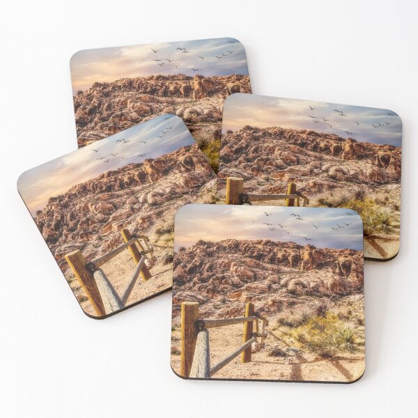 Item preview, Wood Rail Fence Into Desert Mountains designed and sold by dbvirago.