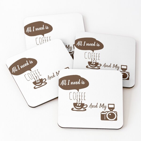 Item preview, all i need is coffee and my camera designed and sold by infinity-khd.