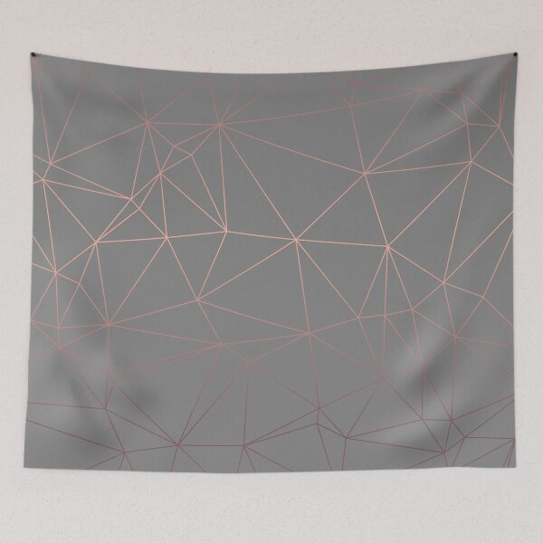 Item preview, Charcoal Copper Geometric Pattern With Metallic Shimmer designed and sold by Vic Torys ☆.
