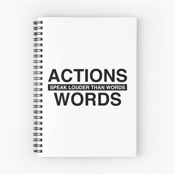 Item preview, Actions speak louder than words designed and sold by Ninja Design Printable.