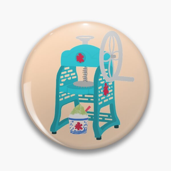 Item preview, Taiwanese & Japanese Traditional Vintage Shaved Ice (Shave Ice) Machine - Summer - Cool Waves  designed and sold by Trista Designs.