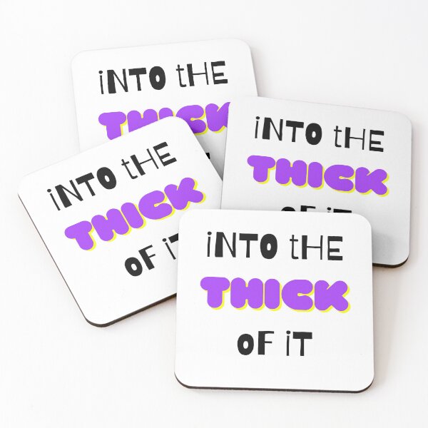 Item preview, Into The Thick Of It Purple and yellow designed and sold by GeoTeasters.