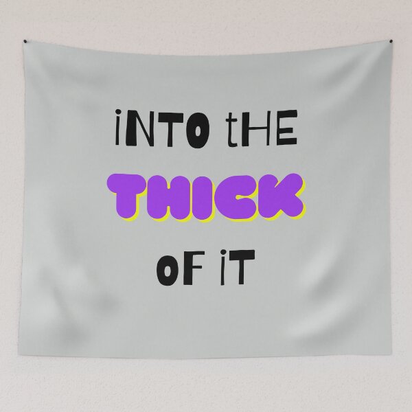 Item preview, Into The Thick Of It Purple and yellow designed and sold by GeoTeasters.