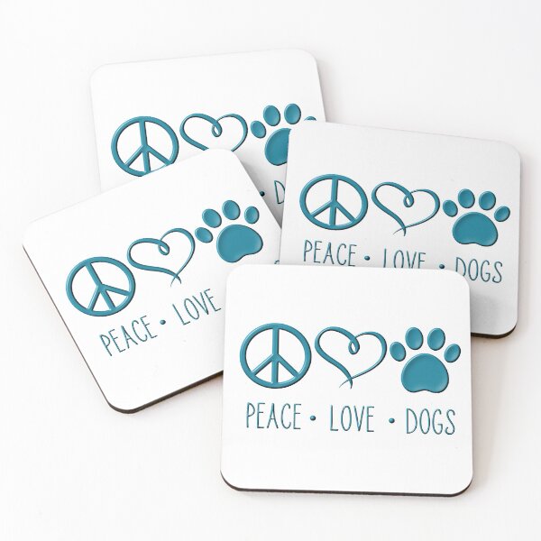 Item preview, Peace, Love & Dogs designed and sold by Krysanthe.