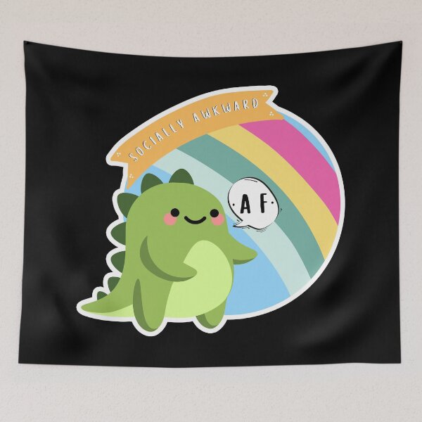Item preview, Socially Awkward AF designed and sold by BewilderedUni.