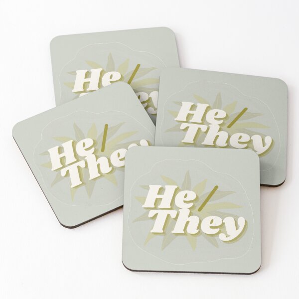 Item preview, He They Pronouns  designed and sold by edcullenrx.
