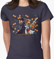 Kirito and Asuna Women's Fitted T-Shirt