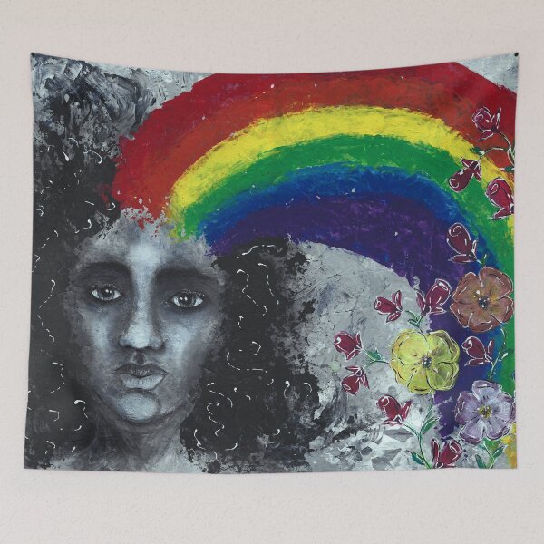 Item preview, The Greater Your Storm, The Brighter Your Rainbow  designed and sold by BonfireArt.