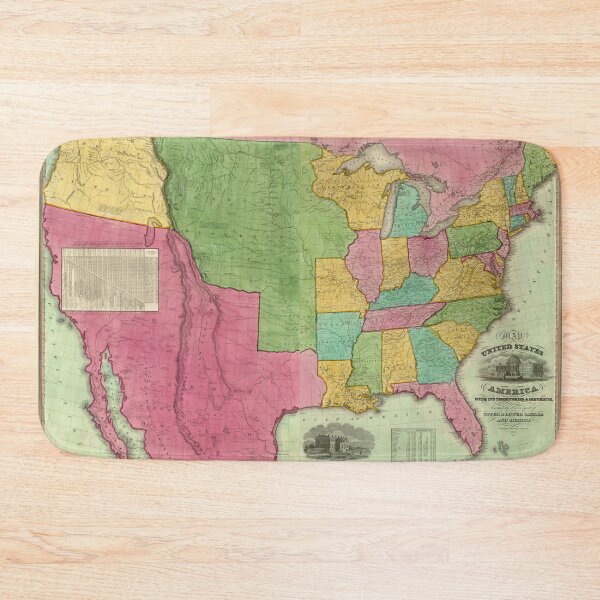 Item preview, Map of the United States of America in 1835 designed and sold by ganje.