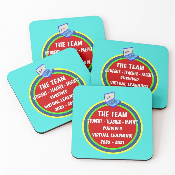 Item preview, The Team – Student, Teacher, Parent – Survived VIRTUAL LEARNING! 2020 - 2021 designed and sold by ThisNThatImages.