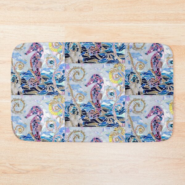 Item preview, Seahorse Mosaic designed and sold by Jan Marvin Art Studio.