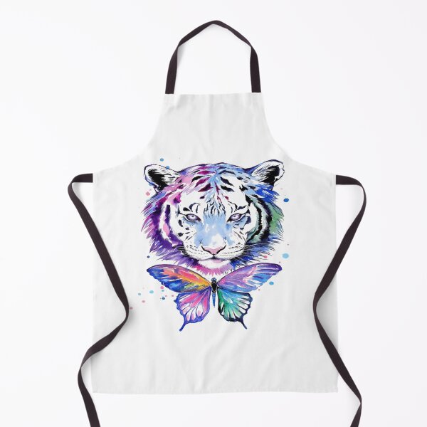 Item preview, Tiger with butterfly in colourful design  designed and sold by coolt-sherit.