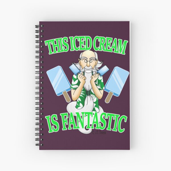 A Wizard And His Ice Cream Spiral Notebook