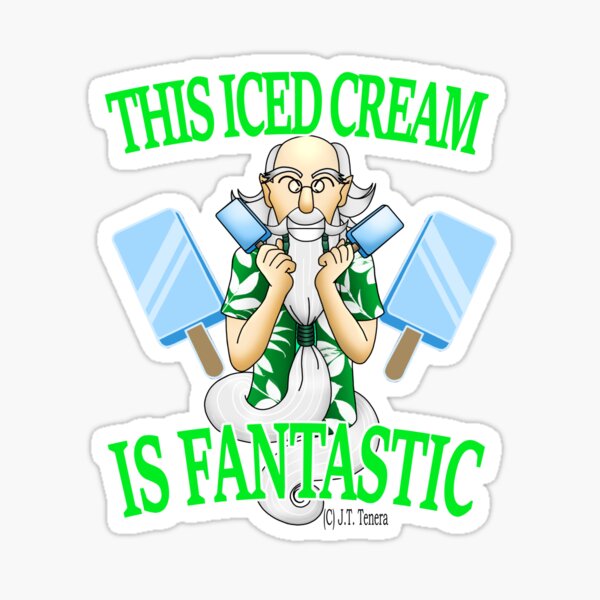A Wizard And His Ice Cream Sticker