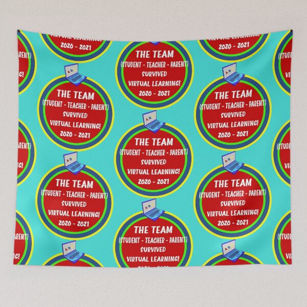 Item preview, The Team – Student, Teacher, Parent – Survived VIRTUAL LEARNING! 2020 - 2021 designed and sold by ThisNThatImages.