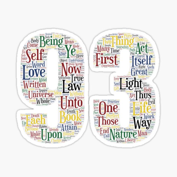 93 - Liber CL: LLLLL Sticker
