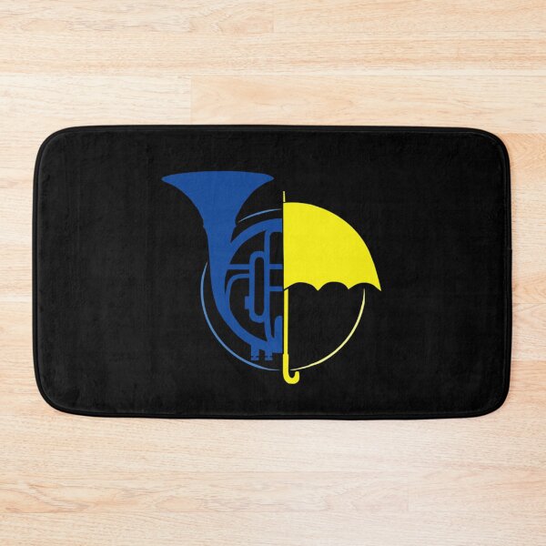 Item preview, Blue French Horn and Yellow Umbrella designed and sold by Vonholze.